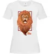 Женская футболка Lion Белый фото