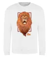 Свитшот Lion Белый фото