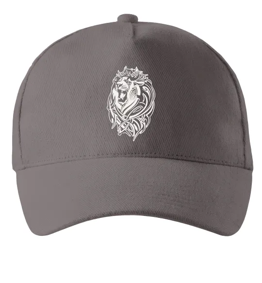 Кепка Lion wh Серый фото
