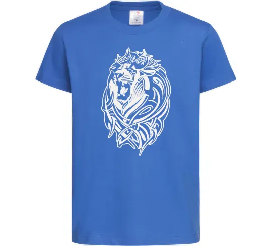 Дитяча футболка Lion wh Яскраво-синій фото