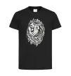 Детская футболка Lion wh Черный фото