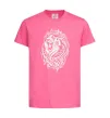 Детская футболка Lion wh Ярко-розовый фото