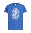 Детская футболка Lion wh Ярко-синий фото