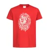 Детская футболка Lion wh Красный фото