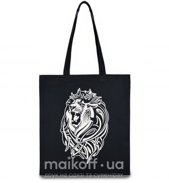 Еко-сумка Lion wh Чорний фото