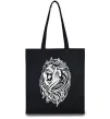 Еко-сумка Lion wh Чорний фото