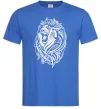 Мужская футболка Lion wh Ярко-синий фото