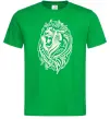 Мужская футболка Lion wh Зеленый фото