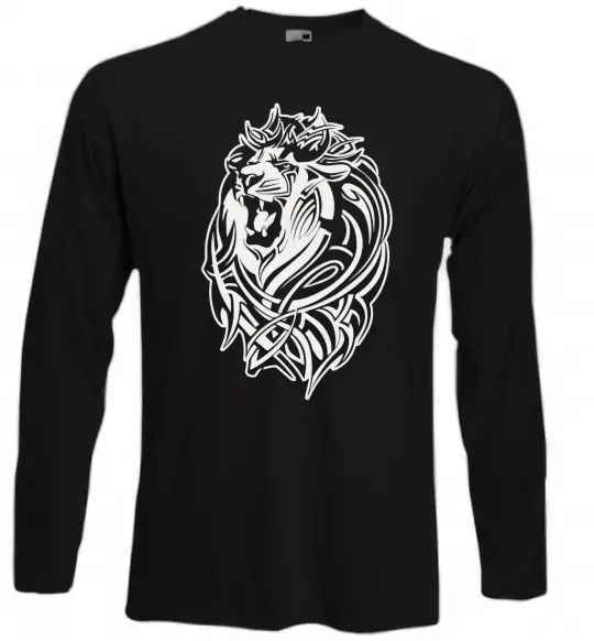 Лонгслів Lion wh Чорний фото