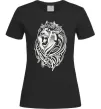 Женская футболка Lion wh Черный фото