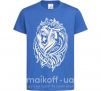 Дитяча футболка Lion wh Яскраво-синій фото