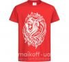 Детская футболка Lion wh Красный фото