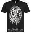 Чоловіча футболка Lion wh Чорний фото