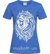 Жіноча футболка Lion wh Яскраво-синій фото