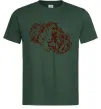 Чоловіча футболка Тигриця й тигреня Темно-зелений Чоловіча футболка Тигриця й тигреня Темно-зелений фото