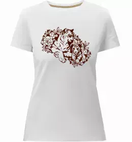 Женская премиум футболка