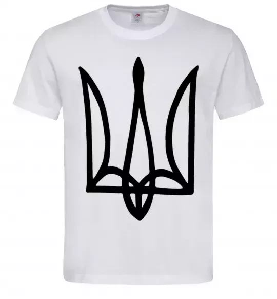 Мужская футболка Герб малюнок Белый фото