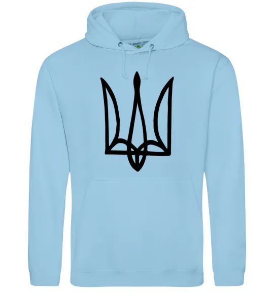 Жіноча толстовка (худі) Герб малюнок Блакитний фото