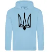Жіноча толстовка (худі) Герб малюнок Блакитний фото