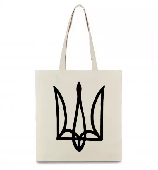 Эко-сумка Герб малюнок Бежевый фото