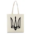 Эко-сумка Герб малюнок Бежевый фото