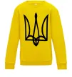 Детский Свитшот Герб малюнок Солнечно желтый фото