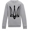 Детский Свитшот Герб малюнок Серый меланж фото