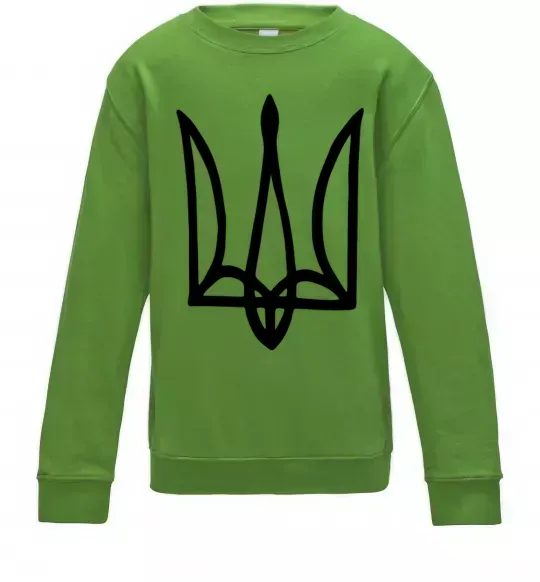 Детский Свитшот Герб малюнок Лаймовый фото