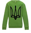 Детский Свитшот Герб малюнок Лаймовый фото
