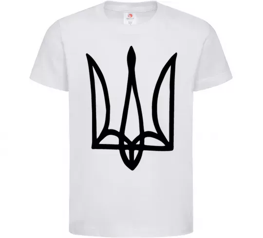 Дитяча футболка Герб малюнок Білий фото