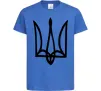 Дитяча футболка Герб малюнок Яскраво-синій фото
