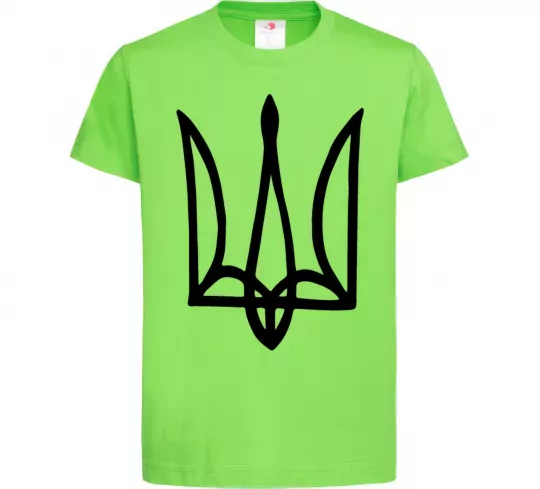 Дитяча футболка Герб малюнок Лаймовий фото