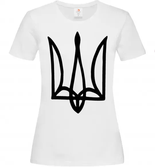 Женская футболка Герб малюнок Белый фото