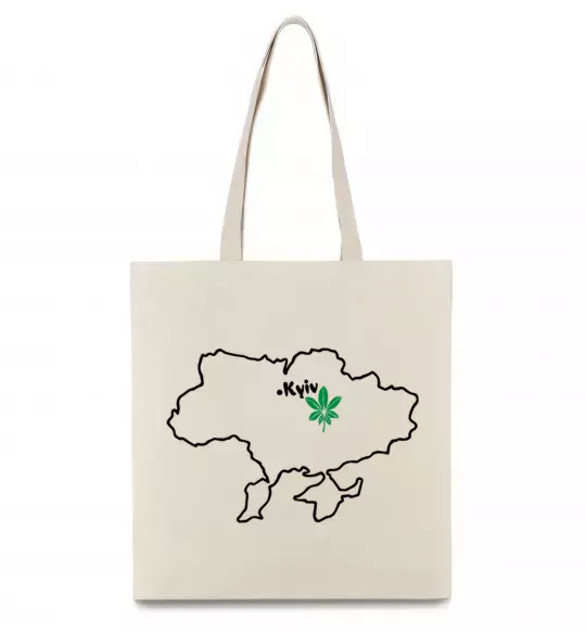 Еко-сумка Киянин Бежевий фото