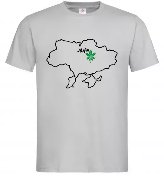 Мужская футболка Киянин Серый фото