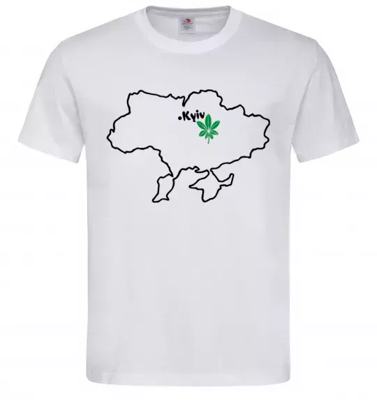 Мужская футболка Киянин Белый фото