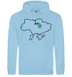 Женская толстовка (худи) Киянин Голубой фото