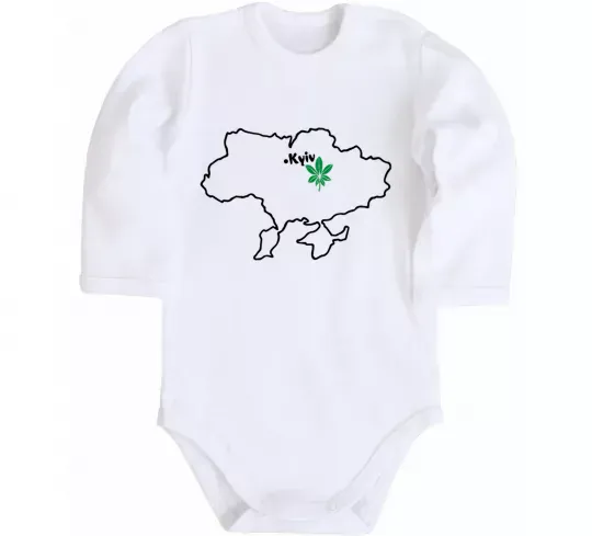 Детский боди Киянин Белый фото