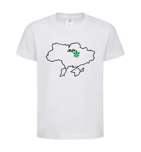 Детская футболка Киянин Белый фото