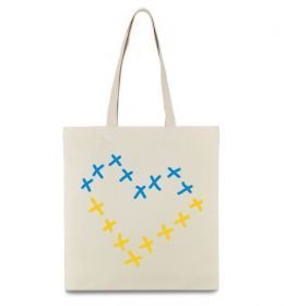 Эко-сумка Серце з хрестиків Эко-сумка Серце з хрестиків