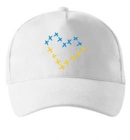 Кепка Серце з хрестиків