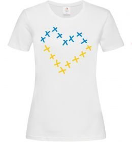 Женская футболка Серце з хрестиків