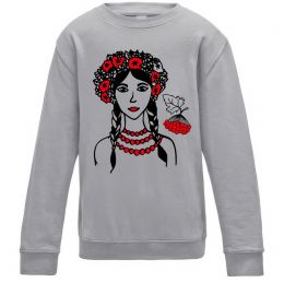 Дитячий світшот Українка калина