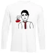 Лонгслив Українець калина Белый Лонгслив Українець калина Белый фото
