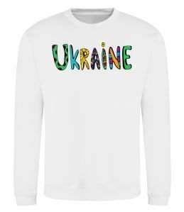 Світшот Ukraine text Світшот Ukraine text