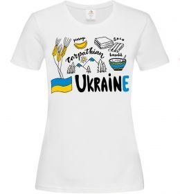 Женская футболка Ukraine symbols