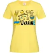 Женская футболка Ukraine symbols Лимонный фото