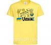 Дитяча футболка Ukraine symbols Лимонний фото