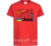 Детская футболка Ukraine symbols Красный фото