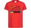 Детская футболка Ukraine symbols Красный фото
